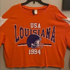 A cute USA Louisiana long sleeve . Cute & Warm.